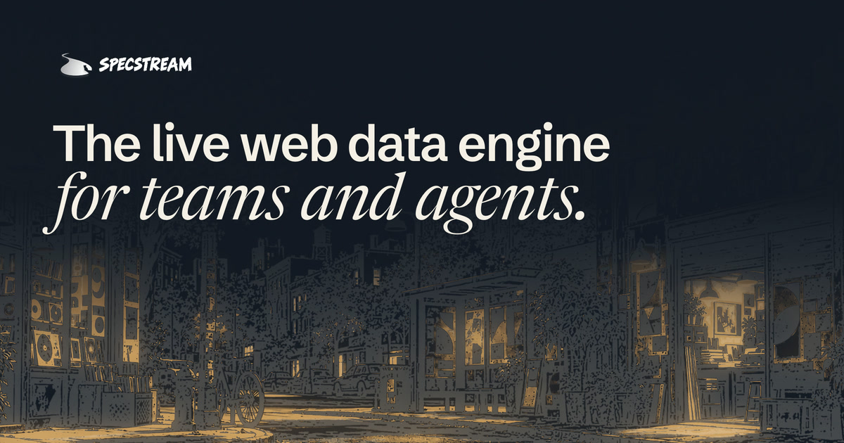 The live web data engine for teams and agents